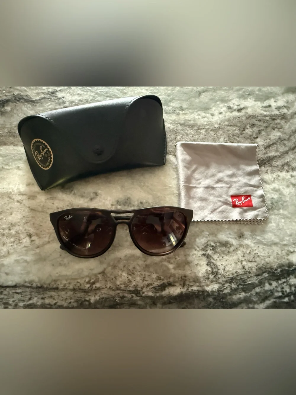 Ray-Ban Women’s Brown Gradient Cat-Eye Sunglasses